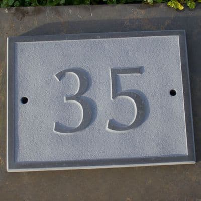 Raised Slate House Numbers