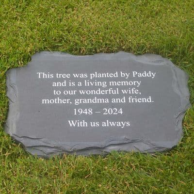 Randomly Cut & Dressed Slate for Memorials or Signs