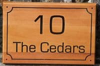Red Cedar Wood Signs | The Sign Maker Shop