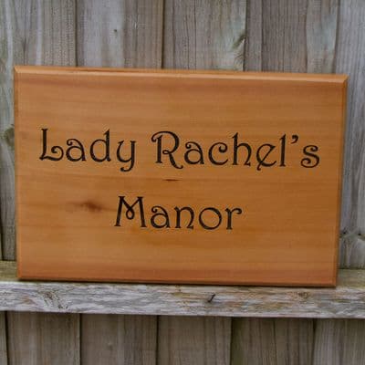 Red Cedar Signs- Ideal for large Wooden Signs