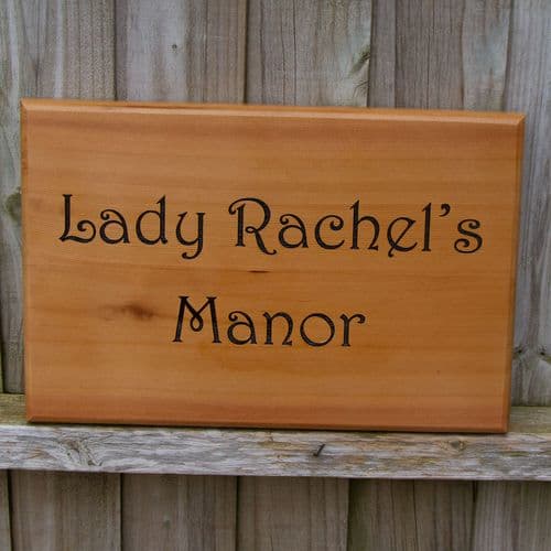 Red Cedar Wood Signs | The Sign Maker Shop