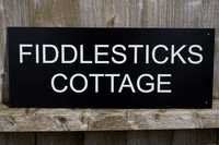 Reflective House Sign made from Aluminium Composite | The Sign Maker Shop