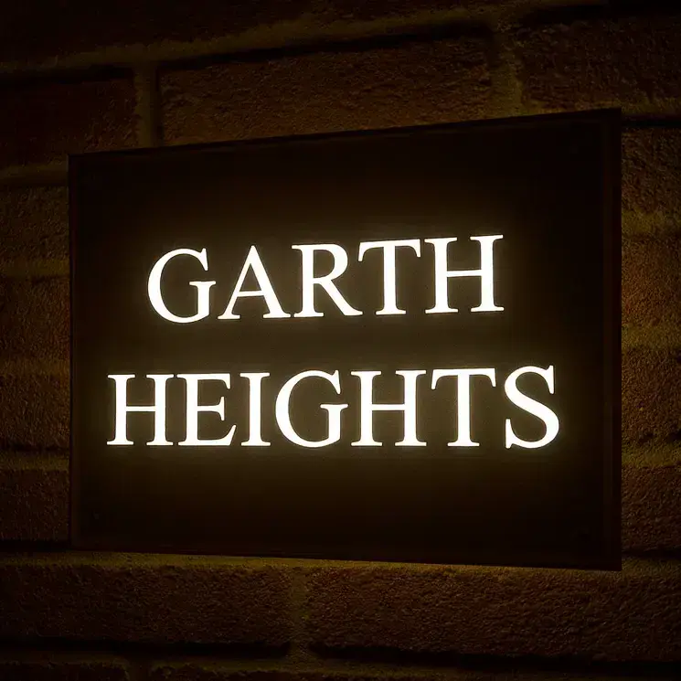 Reflective House Signs