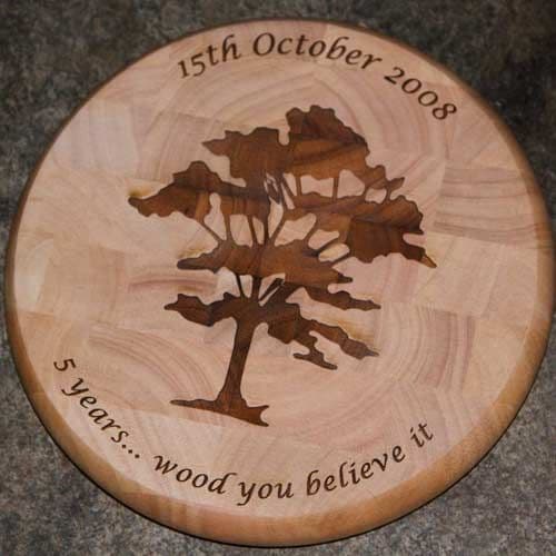 Round Endgrain Chopping Block