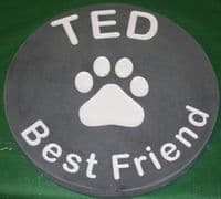 Round Slate Lawn Memorial  | The Sign Maker Shop