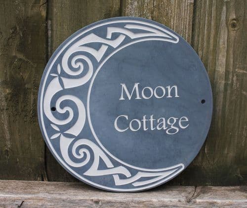 Round Slate House Signs | The Sign Maker Shop
