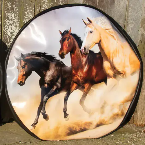 Running Horses Wheel Cover | The Sign Maker Shop