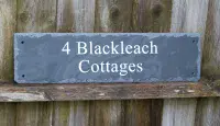Online Sign Maker |Rustic Slate House Signs