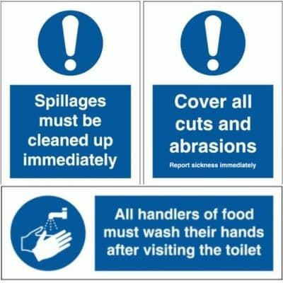 Safety Signs For Catering