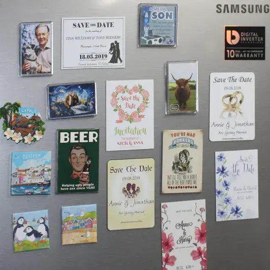 Save The Date Fridge Magnets