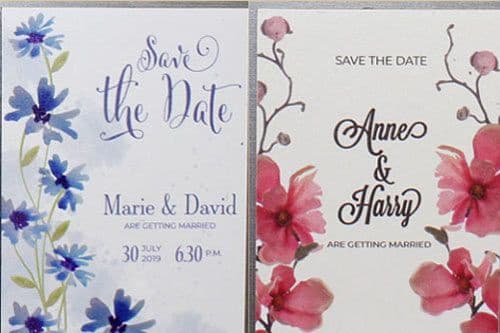 Save the Date Fridge Magnets - Standard Designs