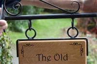 Scroll End Wrought Iron Brackets with Extra Scroll| The Sign Maker Shop