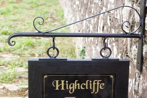 Old Hitching Post Wrought Iron Brackets For Chain Fence, 44% OFF