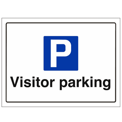 Security Sign - PS - Visitor Parking
