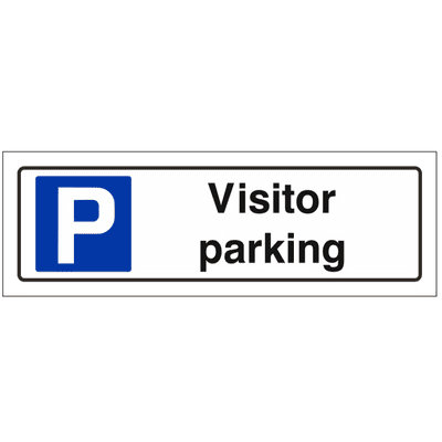 Security Sign - PS - Visitor Parking  (small)