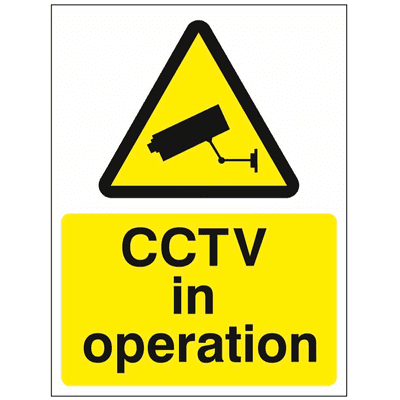 Security Sign -  WAG - CCTV In Operation