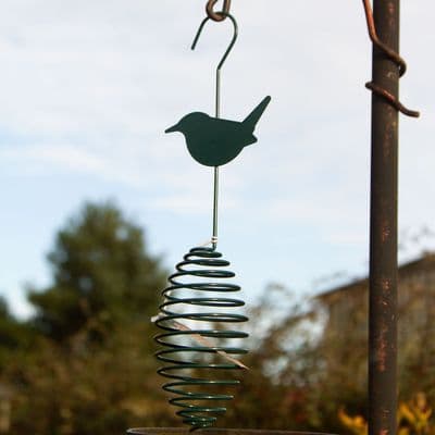Set of 4 Fat Ball Spring Feeders