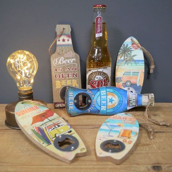 Set of Five Colourful Bottle Openers