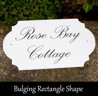 Shaped Corian House Signs / Name Plates