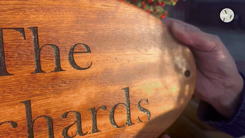 Wooden House Signs made in Unusual Shapes | The Sign Maker Shop