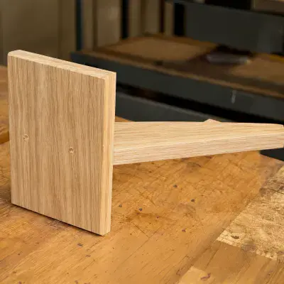 Shaped Wooden Tree Stake - Front Fixed
