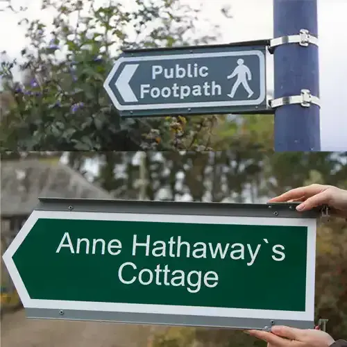 Single Finger Signs for any Post 600mm x 190mm