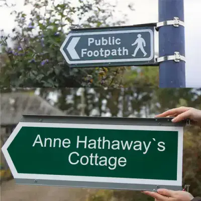 Single Finger Signs for any Post  600mm x 190mm