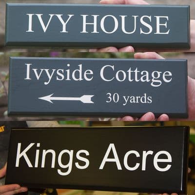 Single Sided Painted Accoya Signs