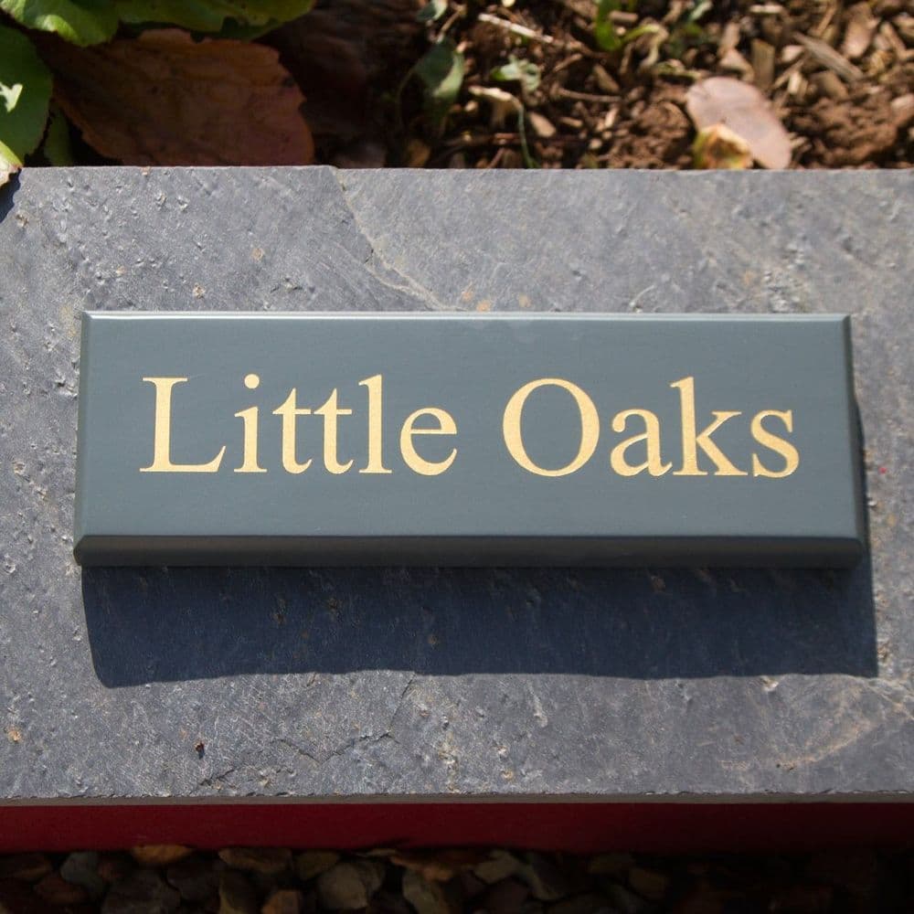 Wooden House Signs – Wood Name Plates | The Sign Maker