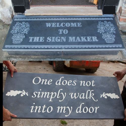 Slate Door Steps| The Sign Maker Shop