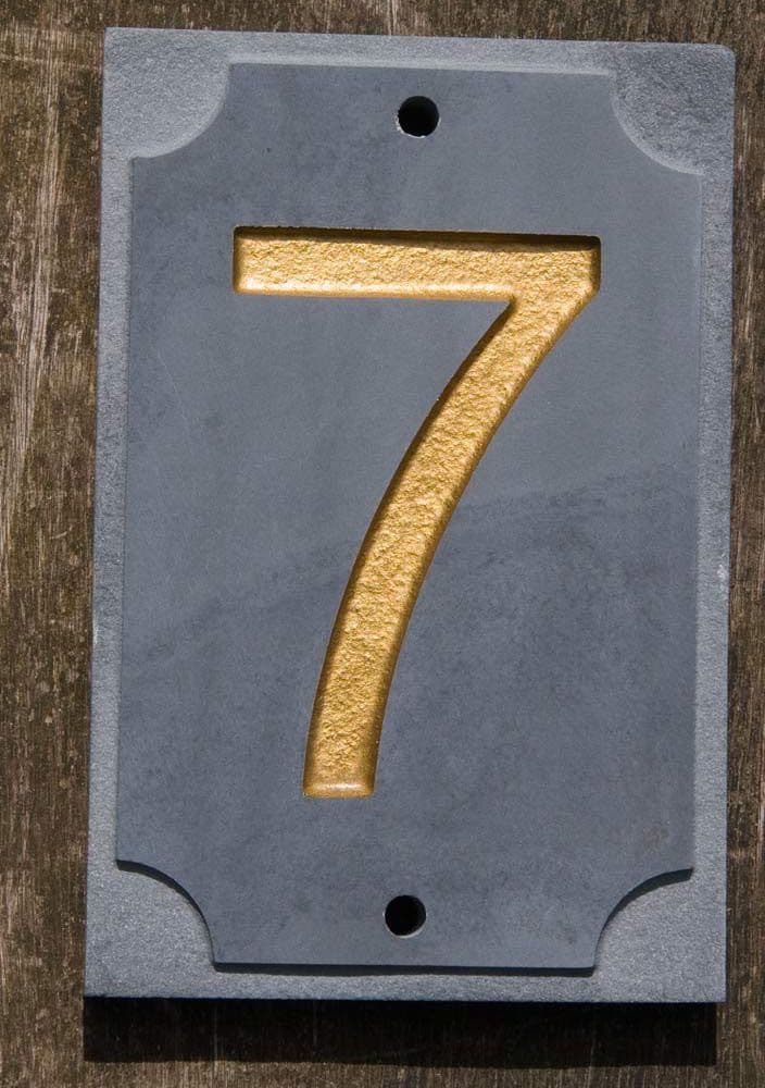 Slate House Numbers Signs The Sign Maker Shop