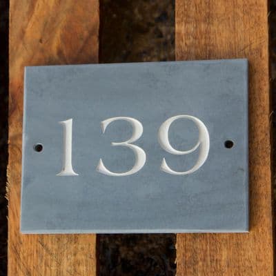 Slate House Numbers and House Number Signs