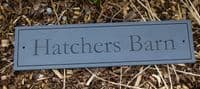Slate House Sign with Raised Letters | The Sign Maker Shop
