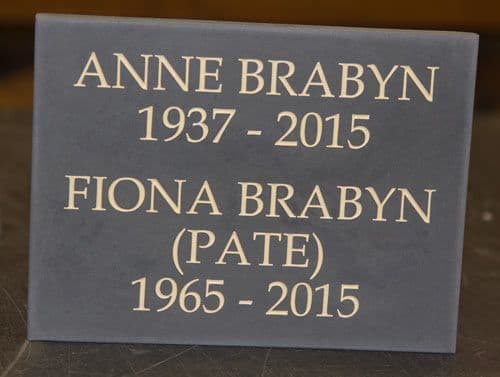 Slate Memorials  - 20mm thick | The Sign Maker Shop
