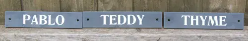 Slate Stable Name Sign - Horse Name Signs |The Sign Maker Shop