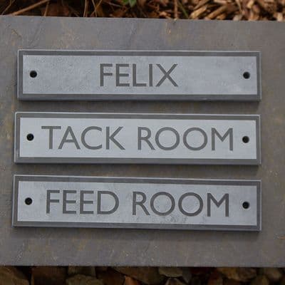 Slate Stable Signs
