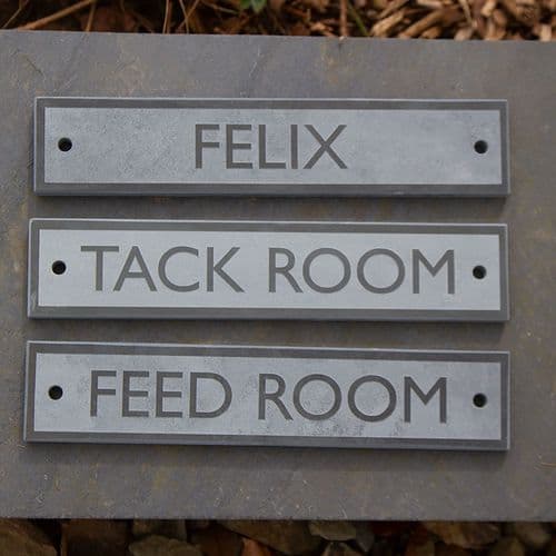 Slate Stable Name Sign - Horse Name Signs |The Sign Maker Shop