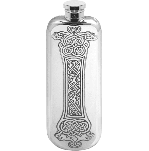 Slim-Line 3oz Hip Flask - Celtic Knot Design | The Sign Maker Shop