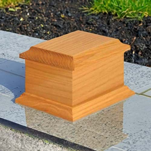 Small Oak Casket - Engraved Plaque optional| The Sign Maker Shop
