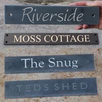50mm Slate House Signs - 12mm Thick | The Sign Maker
