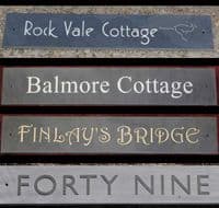 50mm Slate House Signs - 12mm Thick | The Sign Maker