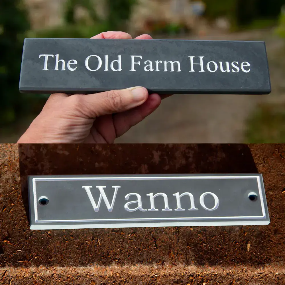 Small Slate Signs 50mm  High