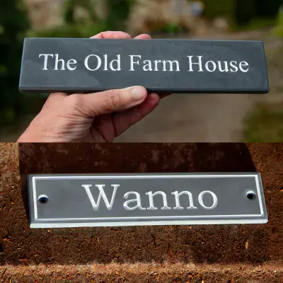 Small Slate Signs 50mm  High