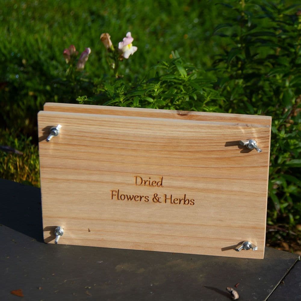 Small Wooden Flower Press