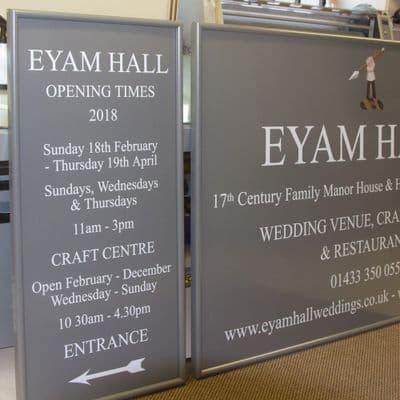 Solid Aluminium Signs
