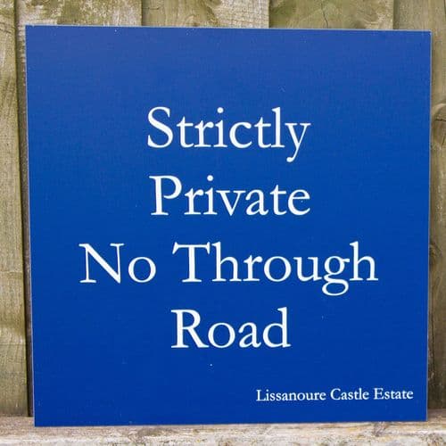 Solid Aluminium Sign - Single Colour Letters | The Sign Maker Shop