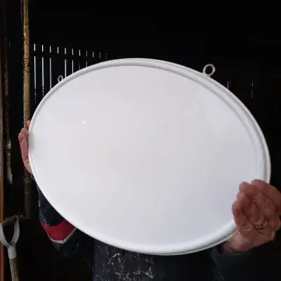 Special Offer - Rigid PVC Oval Hanging Sign Panel