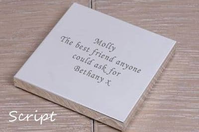 Square Compact Mirror - Your Own Message -
