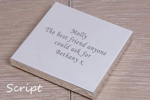 Square Compact Mirror - Your Own Message -