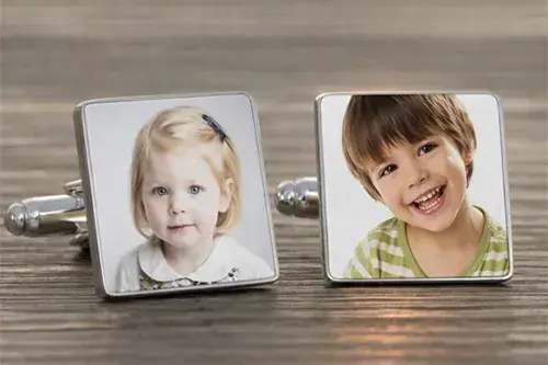 Square Photo Cufflinks